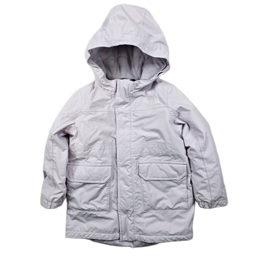 The North Face Down Parka Kids Girls 3T Lavender Nylon Down Hooded Jacket